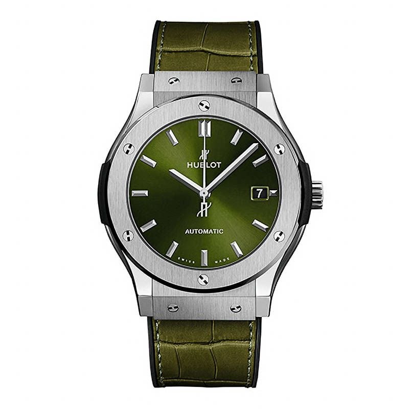 HUBLOT CLASSIC FUSION TITANIUM GREEN ウブロ クラシック・フュージョン チタニウム グリーン 511.NX.8970.LR