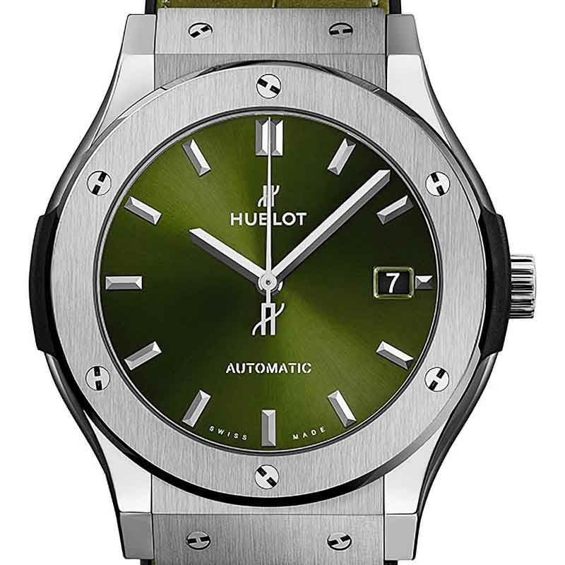 HUBLOT CLASSIC FUSION TITANIUM GREEN ウブロ クラシック・フュージョン チタニウム グリーン 511.NX.8970.LR
