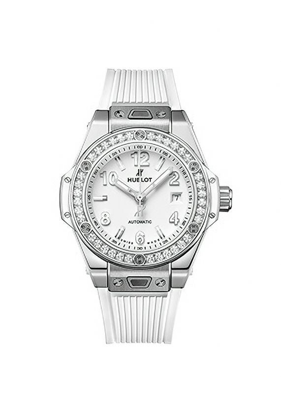HUBLOT BIG BANG ONE CLICK STEEL WHITE DIAMONDS ウブロ ビッグ・バン ワンクリック スチール ホワイト ダイヤモンド 485.SE.2010.RW.1204