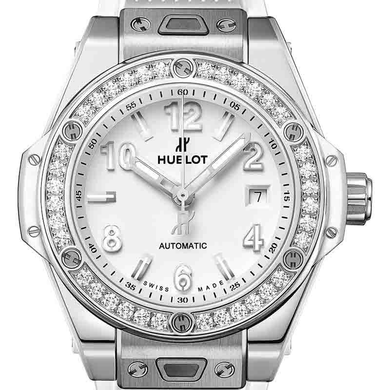 HUBLOT BIG BANG ONE CLICK STEEL WHITE DIAMONDS ウブロ ビッグ・バン ワンクリック スチール ホワイト ダイヤモンド 485.SE.2010.RW.1204