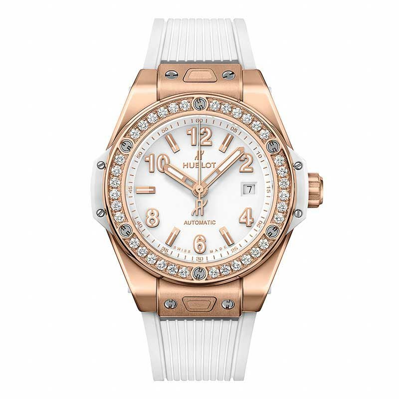 HUBLOT BIG BANG ONE CLICK KING GOLD WHITE DIAMONDS ウブロ ビッグ
