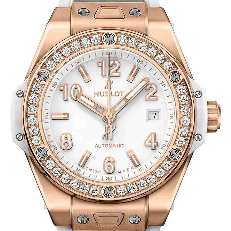 HUBLOT BIG BANG ONE CLICK KING GOLD WHITE DIAMONDS ウブロ ビッグ