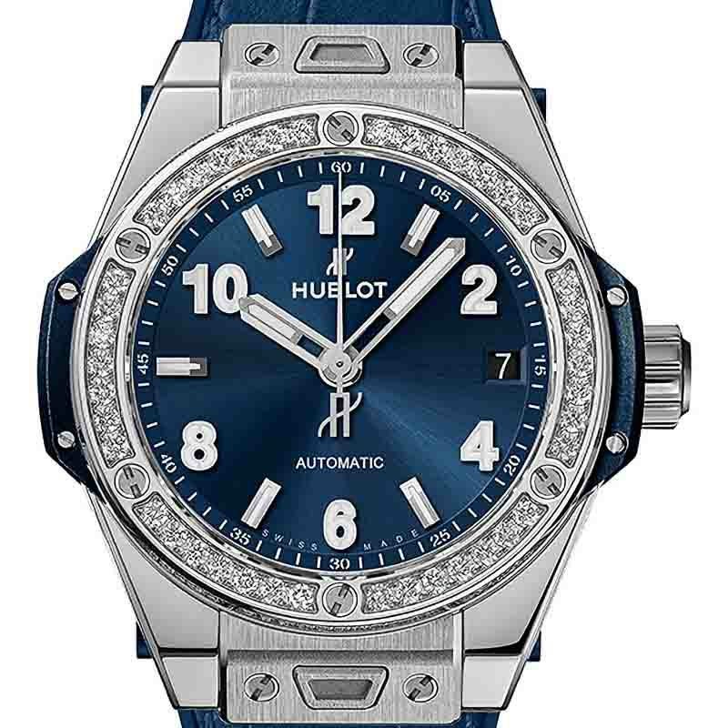 HUBLOT BIG BANG ONE CLICK STEEL BLUE DIAMONDS ウブロ ビッグ・バン 