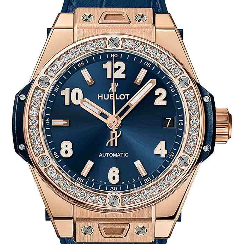 HUBLOT BIG BANG ONE CLICK KING GOLD BLUE DIAMONDS ウブロ ビッグ