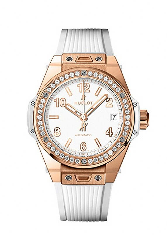 HUBLOT BIG BANG ONE CLICK KING GOLD WHITE DIAMONDS ウブロ ビッグ