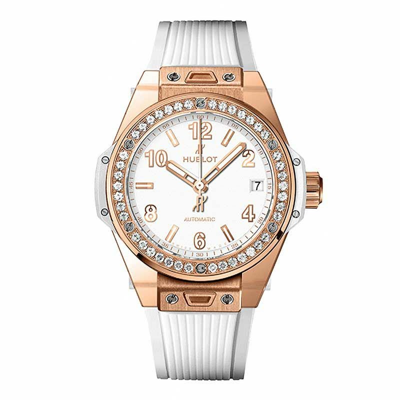 HUBLOT BIG BANG ONE CLICK KING GOLD WHITE DIAMONDS ウブロ ビッグ