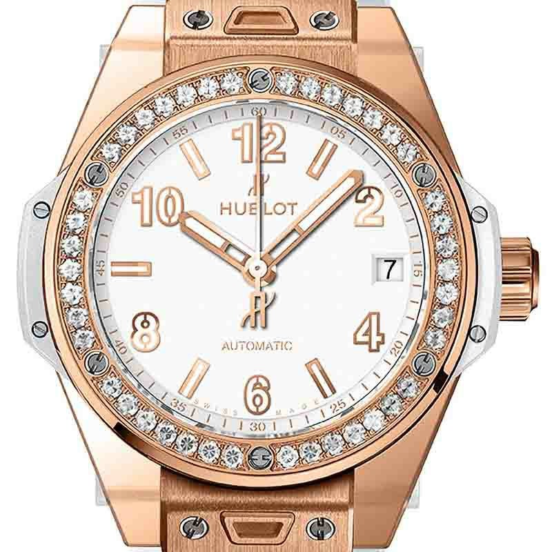【製作中】ビッグバン HUBLOT BIG BANG ONE CLICK KING GOLD WHITE DIAMONDS ウブロ ビッグ
