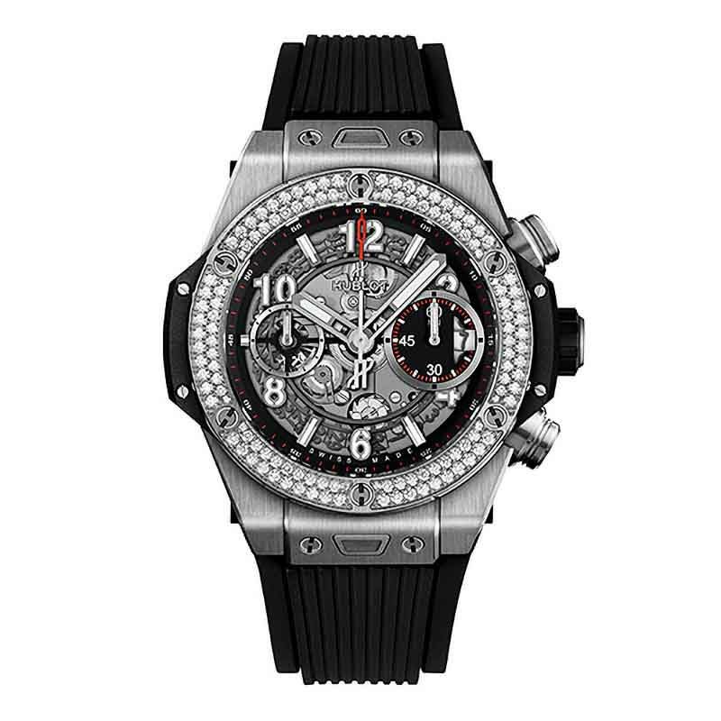 大*様 HUBLOT ビッグバン クロノグラフ 本体 HUBLOT BIG BANG UNICO TITANIUM DIAMONDS ウブロ ビッグ・バン ウニコ