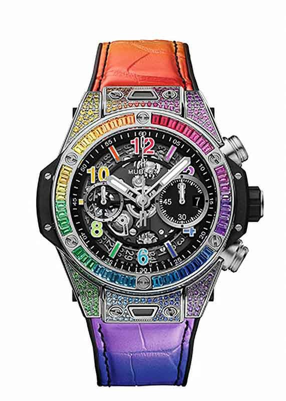 HUBLOT BIG BANG UNICO TITANIUM RAINBOW ウブロ ビッグ・バン ウニコ