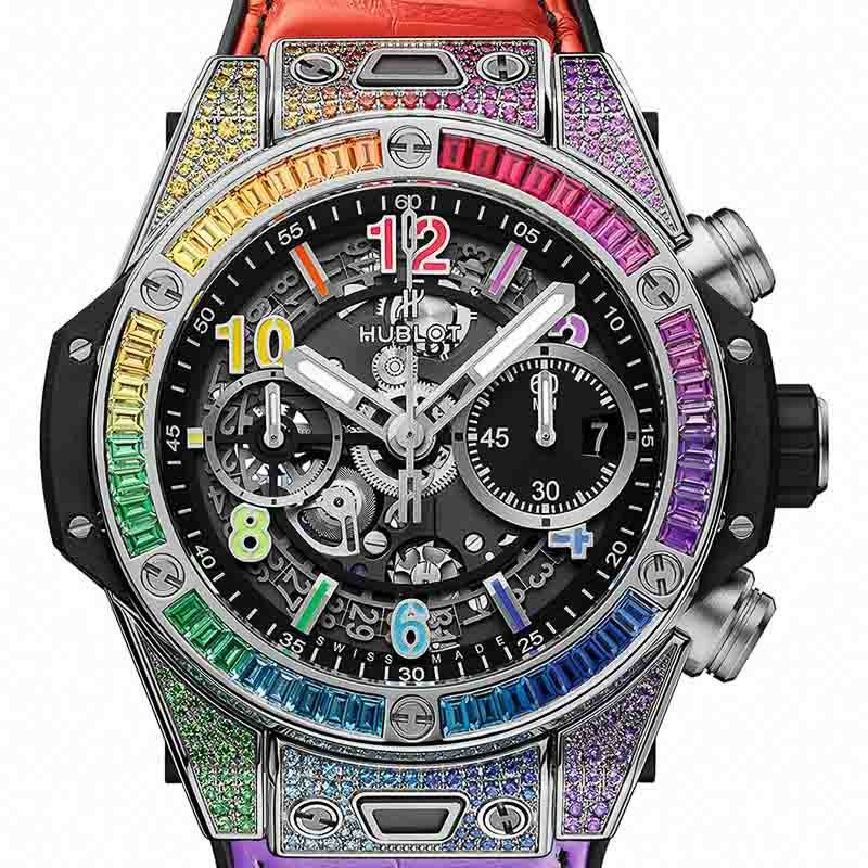HUBLOT BIG BANG UNICO TITANIUM RAINBOW ウブロ ビッグ・バン ウニコ