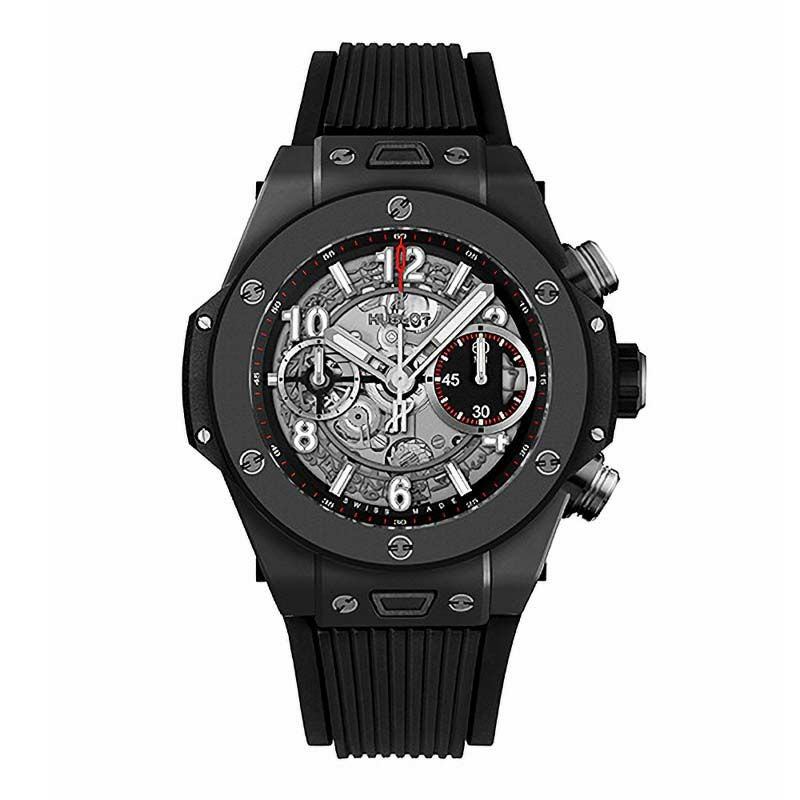 【美品】BALUMUDA ブラック動作可 送料無料✨ HUBLOT BIG BANG UNICO BLACK MAGIC ウブロ ビッグ・バン ウニコ