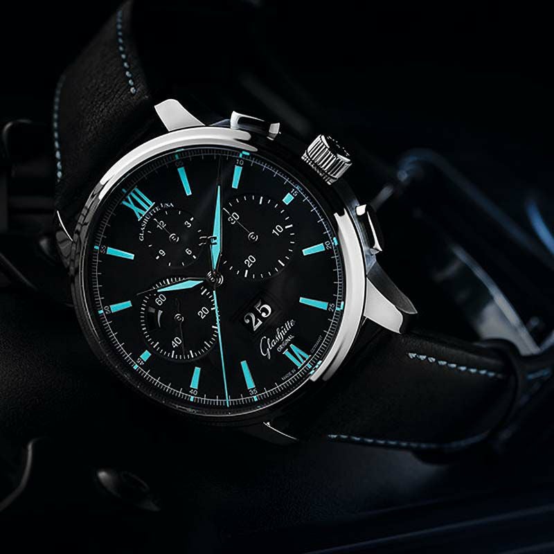 GLASHUTTE ORIGINAL Senator Chronograph Panorama Date グラス