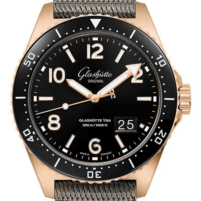 GLASHUTTE ORIGINAL SeaQ Panorama Date グラスヒュッテ・オリジナル シーキュー パノラマデイト 1-36-13-03-90-34