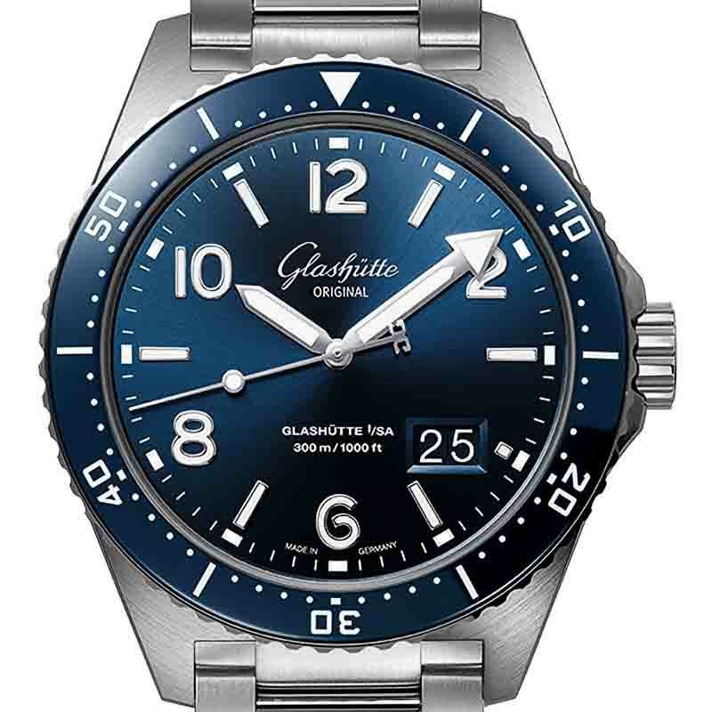 GLASHUTTE ORIGINAL SeaQ Panorama Date グラスヒュッテ・オリジナル