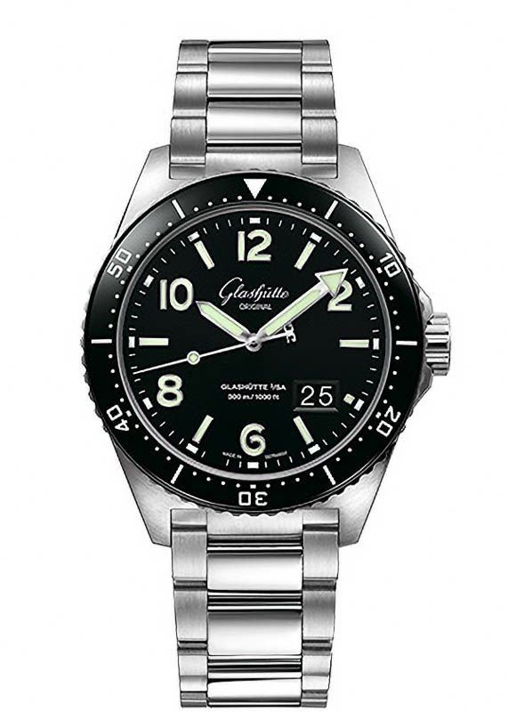 GLASHUTTE ORIGINAL SeaQ Panorama Date グラスヒュッテ・オリジナル シーキュー パノラマデイト 1-36-13-01-80-70