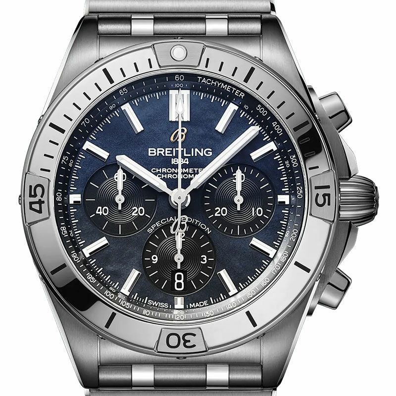 BREITLING CHRONOMAT B01 42 JAPAN EDITION Black Mother-Of-Pearl 