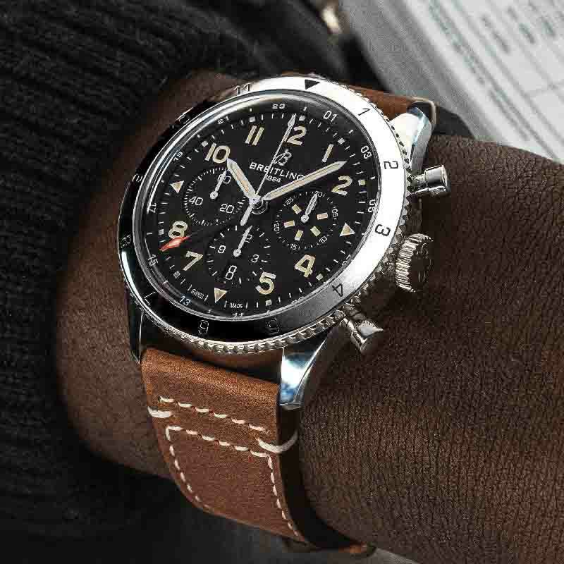 BREITLING SUPER AVI B04 CHRONOGRAPH GMT 46 P-51 Mustang