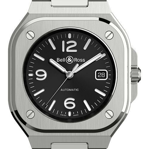 ベル＆ロス  新品　未使用　BR05A-BL-ST/SST BR05 Bell ＆ Ross BR 05 BLACK STEEL ベル＆ロス BR 05 ブラック