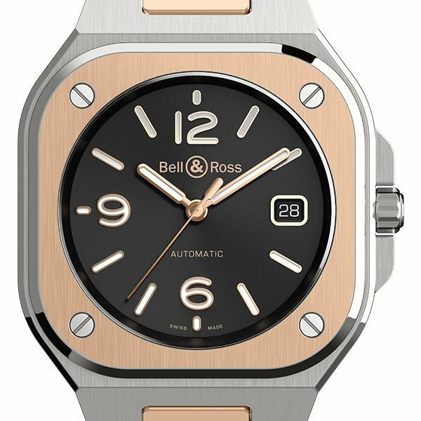Bell ＆ Ross BR 05 BLACK STEEL & GOLD ベル＆ロス BR 05 ブラック