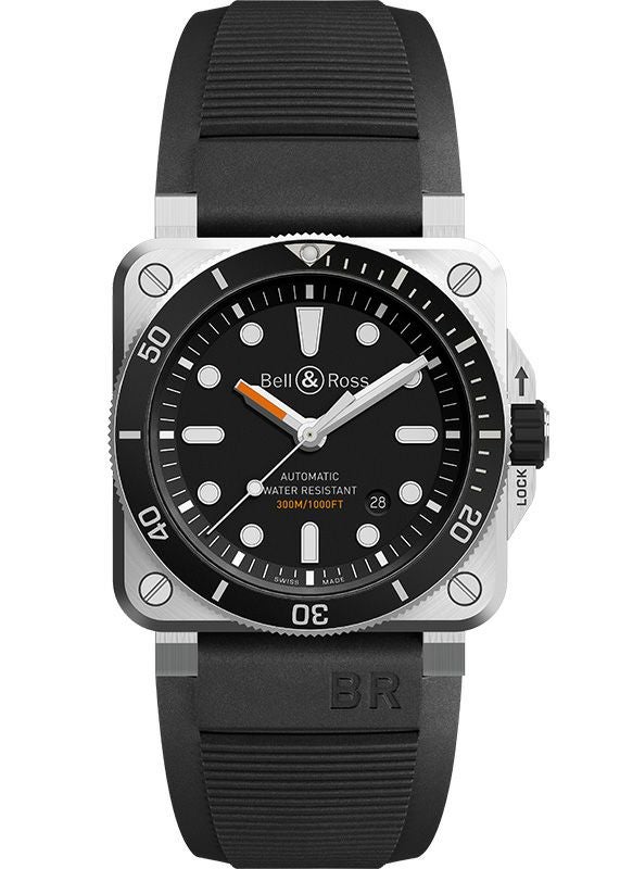 BELL & ROSS BR 03-92 DIVER ベル＆ロス BR 03-92 ダイバー BR0392-D-BL-ST/SRB