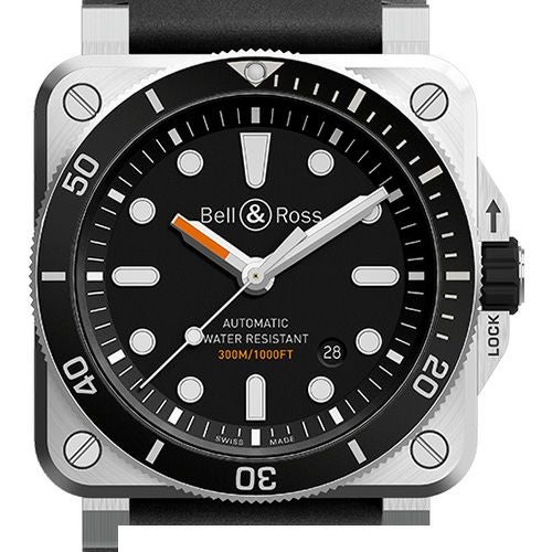 BELL & ROSS BR 03-92 DIVER ベル＆ロス BR 03-92 ダイバー BR0392-D-BL-ST/SRB