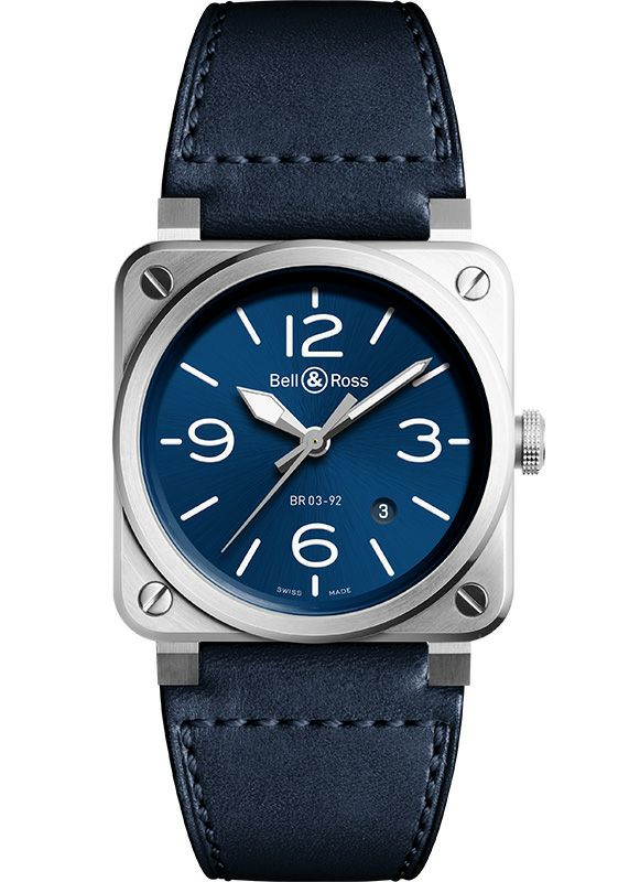 Bell ＆ Ross BR 03-92 BLUE STEEL ベル＆ロス BR 03-92 ブルー スティール BR0392-BLU-ST/SCA
