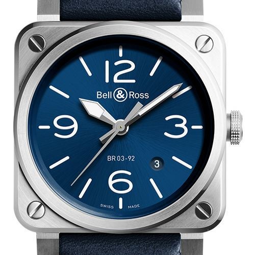 Bell ＆ Ross BR 03-92 BLUE STEEL ベル＆ロス BR 03-92 ブルー スティール BR0392-BLU-ST/SCA