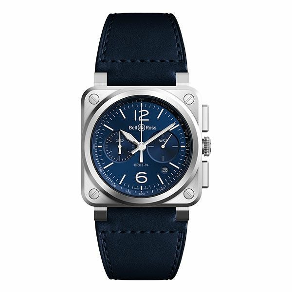 Bell ＆ Ross BR 03-94 BLUE STEEL ベル＆ロス BR 03-94 ブルースティール クロノ BR0394-BLU-ST/SCR