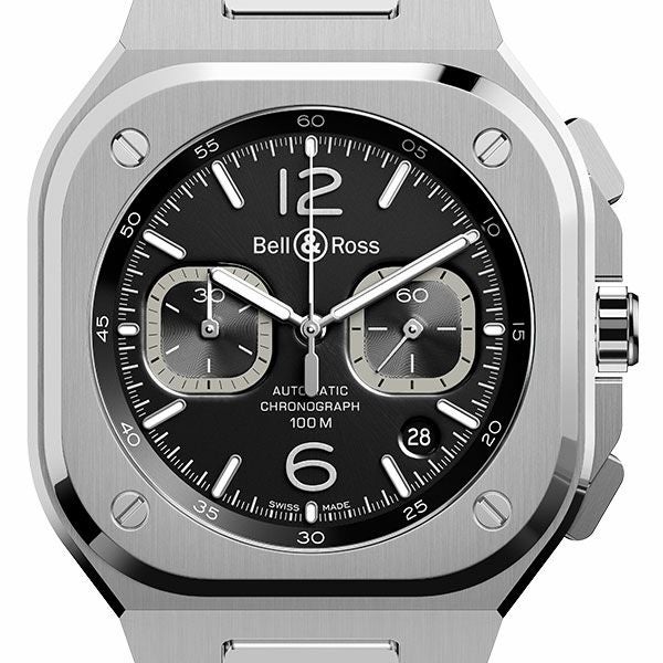 Bell ＆ Ross BR 05 CHRONO BLACK STEEL ベル＆ロス BR 05 クロノ