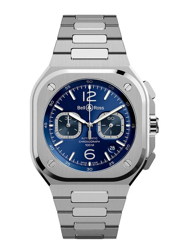 BELL & ROSS BR 05 CHRONO BLUE STEEL ベル＆ロス BR 05 クロノ ブルースティール BR05C-BU-ST/SST