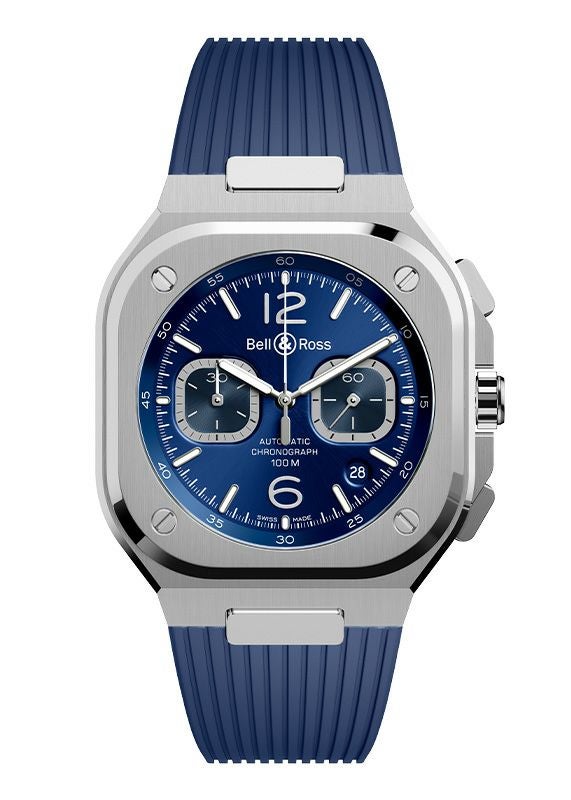 BELL & ROSS BR 05 CHRONO BLUE STEEL ベル＆ロス BR 05 クロノ ブルースティール BR05C-BU-ST/SRB
