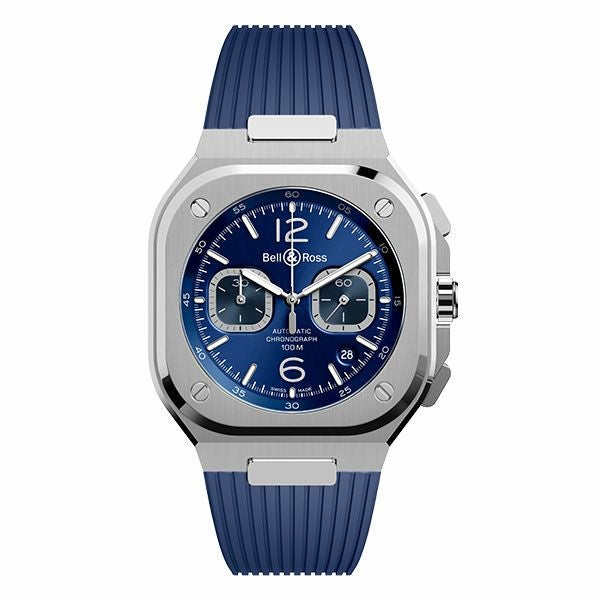 BELL & ROSS BR 05 CHRONO BLUE STEEL ベル＆ロス BR 05 クロノ ブルースティール BR05C-BU-ST/SRB
