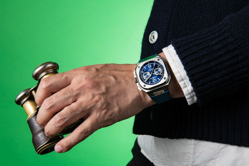 Bell ＆ Ross BR 05 CHRONO BLUE STEEL ベル＆ロス BR 05 クロノ