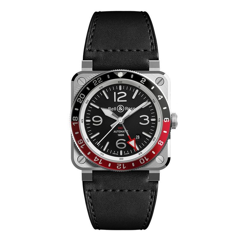 Bell ＆ Ross BR 03-93 GMT ベル＆ロス BR 03-93 GMT BR0393-BL-ST/SCA