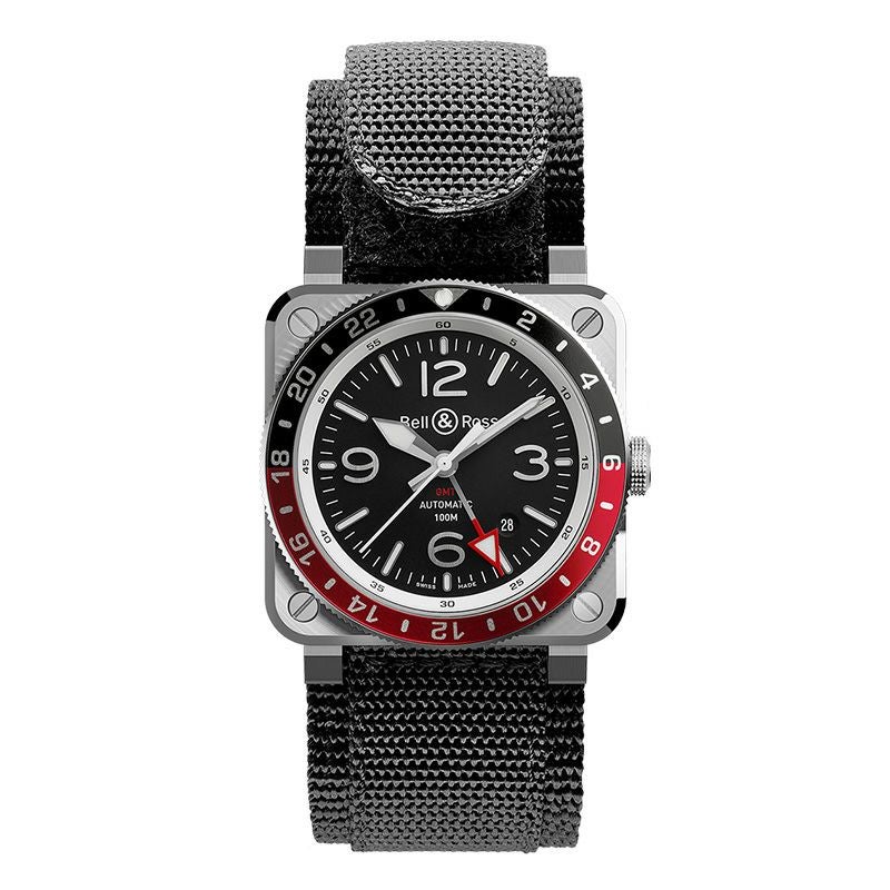 BELL & ROSS BR 03-93 GMT ベル＆ロス BR 03-93 GMT BR0393-BL-ST/SCA