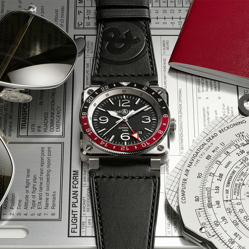 BELL & ROSS BR 03-93 GMT ベル＆ロス BR 03-93 GMT BR0393-BL-ST/SCA