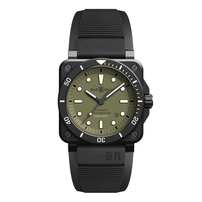 BELL & ROSS BR 03-92 DIVER MILITARY ベル＆ロス BR 03-92 ダイバーミリタリー BR0392-D-KA-CE/SRB