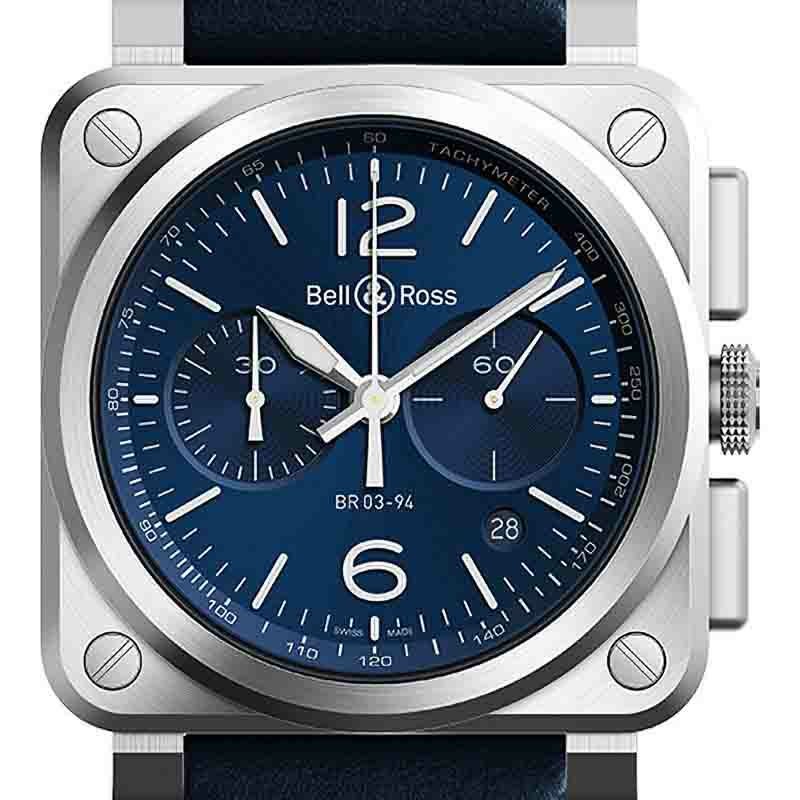 Bell ＆ Ross BR 03-94 BLUE STEEL ベル＆ロス BR 03-94 ブルースティール BR0394-BLU-ST/SCA