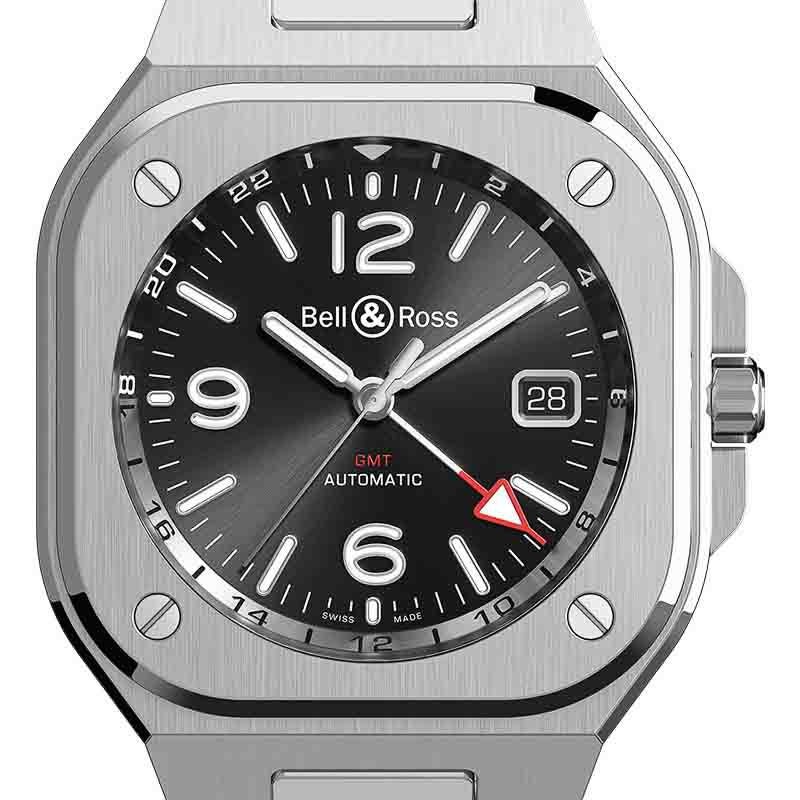 Bell ＆ Ross BR 05 GMT ベル＆ロス BR 05 GMT BR05G-BL-ST/SRB｜正規