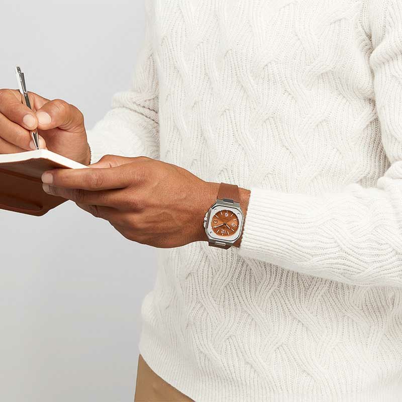 Bell ＆ Ross BR 05 COPPER BROWN ベル＆ロス BR 05 コッパー ブラウン BR05A-BR-ST/SRB