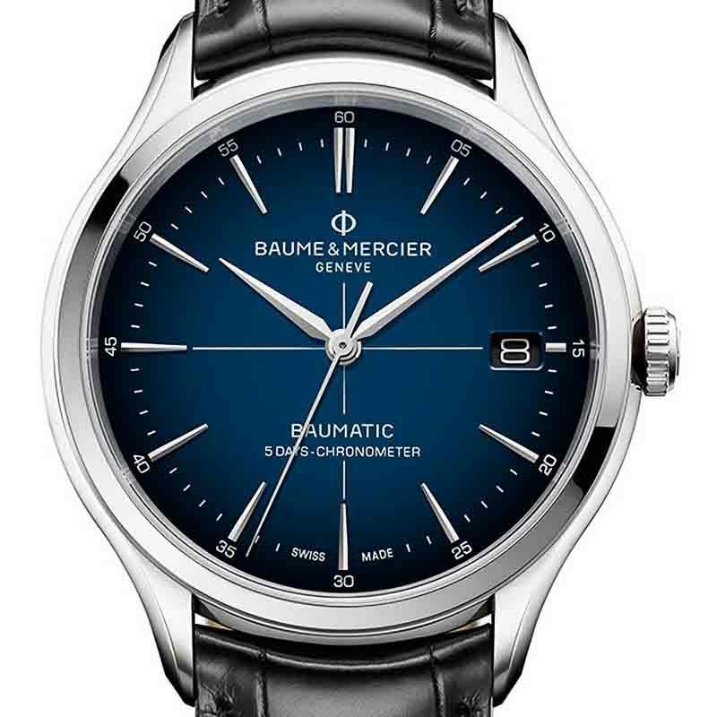 BAUME＆MERCIER Clifton Baumatic COSC - 10467 ボーム＆メルシエ