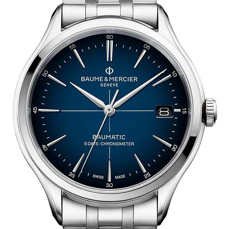 BAUME＆MERCIER Clifton Baumatic COSC - 10468 ボーム＆メルシエ