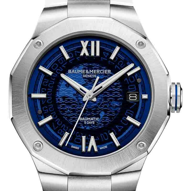 Baume & Mercier Riviera Watch 41mm with Blue Dial - M0A10826 BAUME 