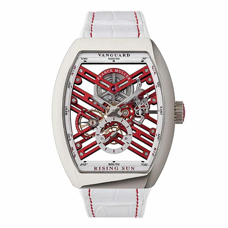 FRANCK MULLER VANGUARD 7 DAYS POWER RESERVE SKELETON RISING SUN
