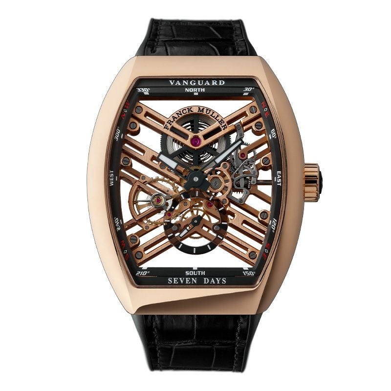 FRANCK MULLER VANGUARD 7 DAYS POWER RESERVE SKELETON フランク