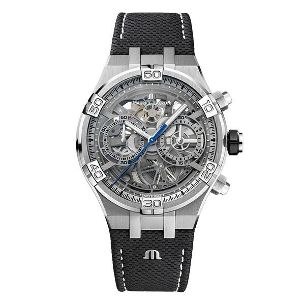 MAURICE LACROIX AIKON CHRONOGRAPH SKELETON モーリス・ラクロア