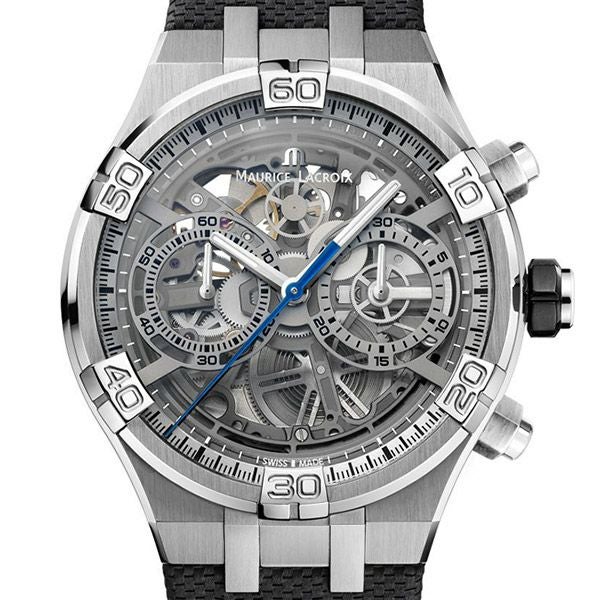 MAURICE LACROIX AIKON CHRONOGRAPH SKELETON モーリス・ラクロア