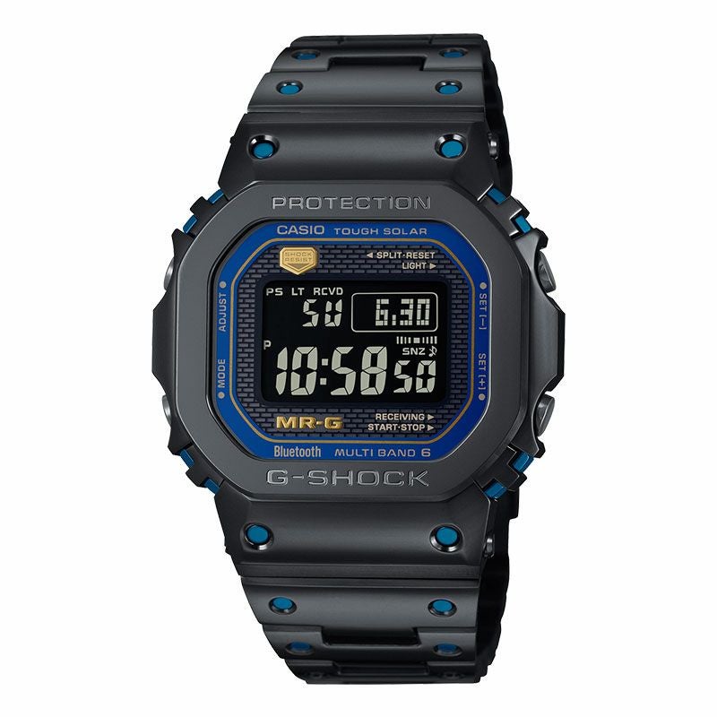 （中古）G-SHOCK GMW-B5000 ブラック/ブルー カシオ G-SHOCK フルメタル 5000シリーズ GMW-B5000TCF-2JR ブラック