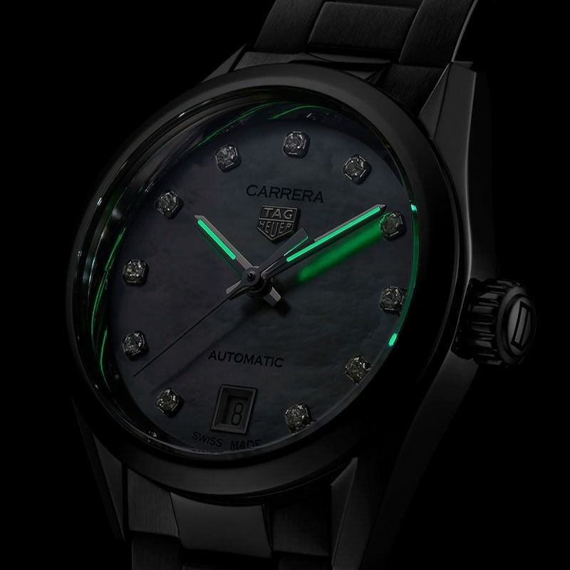 タグ・ホイヤー TAG Heuer 腕時計 カレラ キャリバー9 WBN2411.BA0621 カレンダー 裏スケ ブルー 文字盤 SS 自動巻き 【箱・保付き】 【中古】 TAG Heuer - タグ・ホイヤー TAG Heuer 腕時計 カレラ キャリバー9