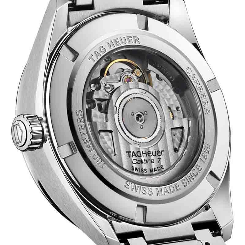 TAG HEUER 磨き済 カレラ ツインタイム キャリバー7 自動巻き メンズ タグ・ホイヤー カレラ キャリバー7 ツインタイム デイト ブルー文字盤